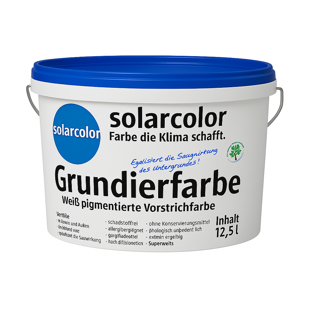 solarcolor Grundierung – weiß pigmentierte Vorstrichfarbe